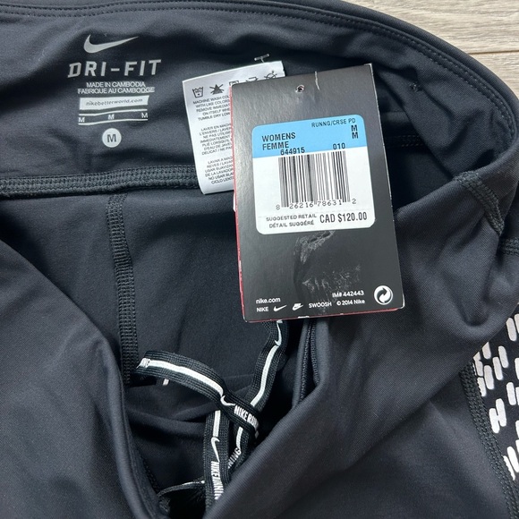 NIKE Legendary Checker Black Legging Tights - Picture 6 of 11